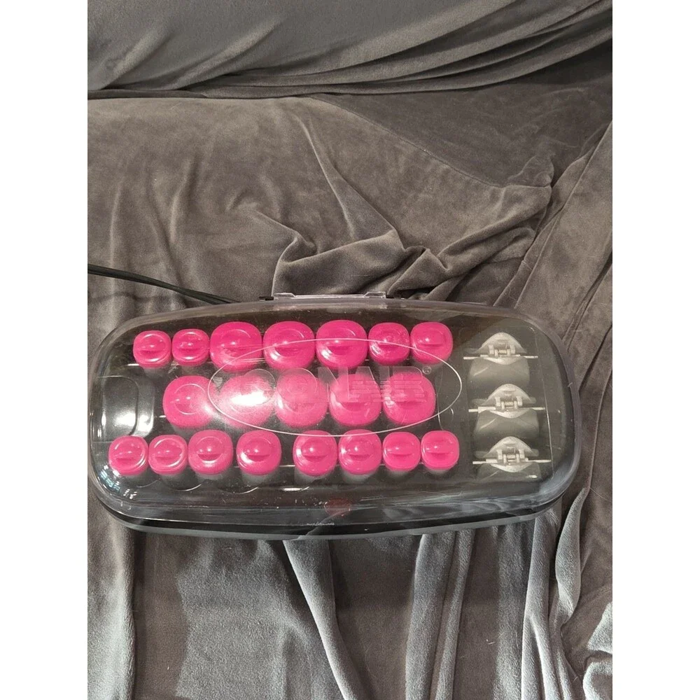 Conair Xtreme Instant Heat 20 Multi-Sized Flocked Rollers Curlers Clips CHV26HXW